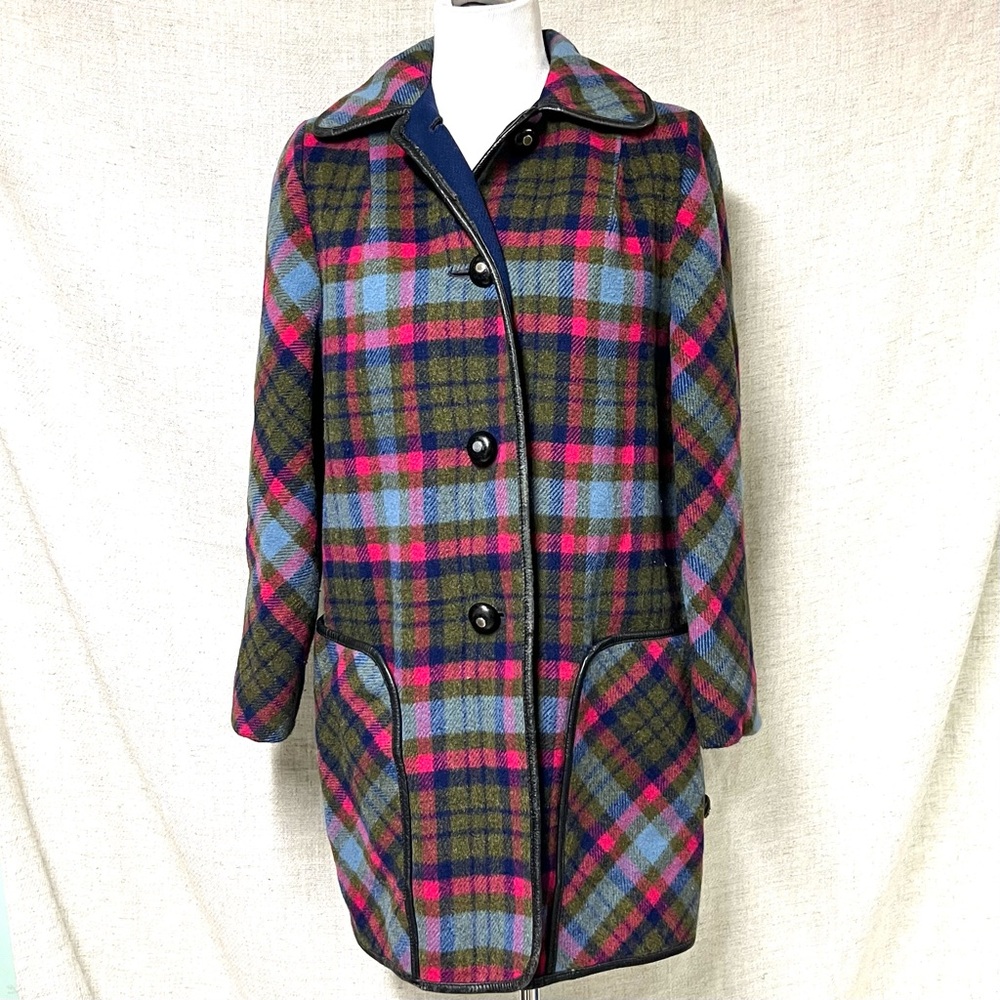 Vintage amazing plaid coat